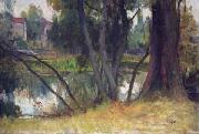 Charles-Amable Lenoir Landscape close to the artist s house in Fouras USA oil painting artist